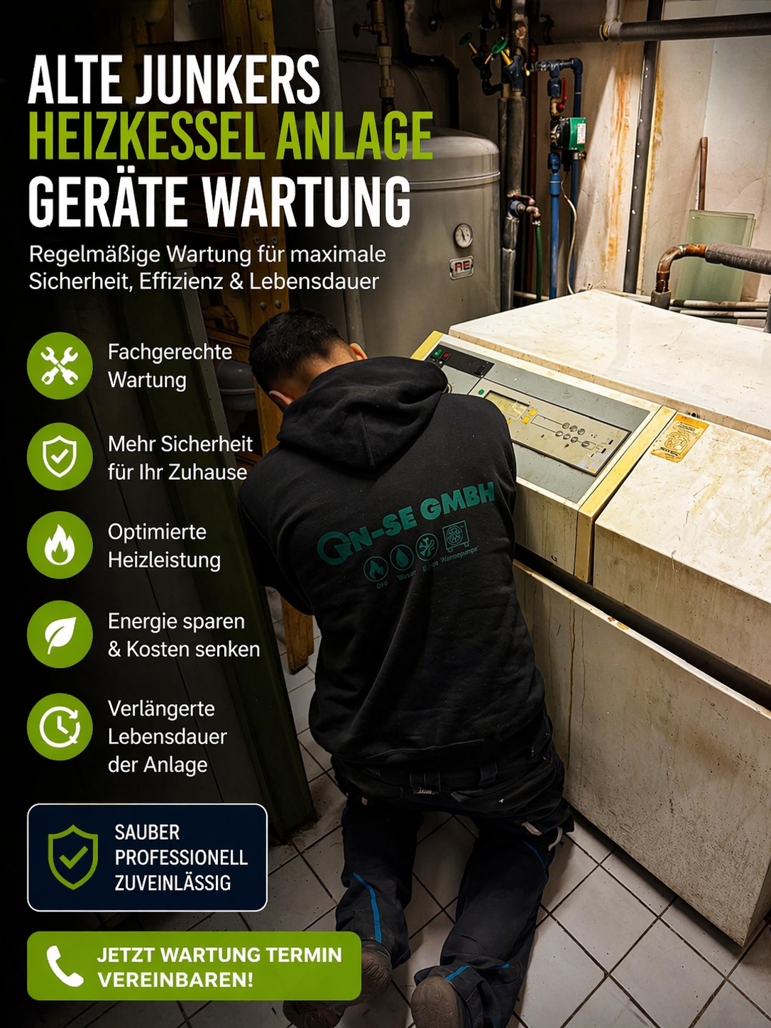 Junkers Heizkessel Wartung Wien – ON-SE GmbH